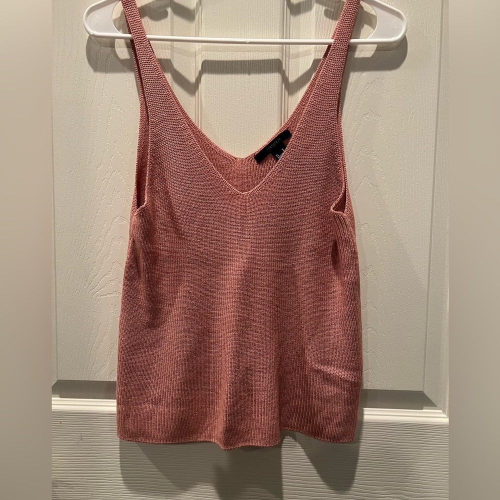 Forever 21 mauve pink crop knit tank size m